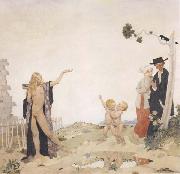 Sir William Orpen Sowing New Seed Spain oil painting artist